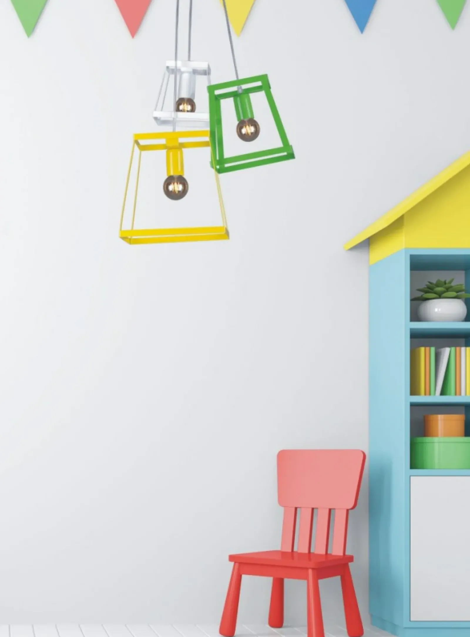 Sklep Kaja Wielokolorowa, nowoczesna lampa dziecięca K-4133 TEDY | Kaja wielokolorowy Best Sale