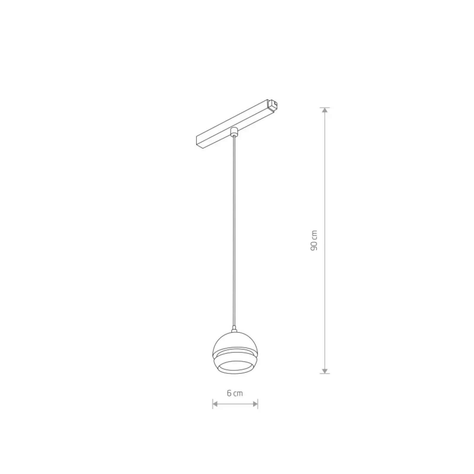 Sklep Kaja Wisząca lampa do szyny magnetycznej 1F 10653 LVM SLOT LED | Kaja* Szynoprzewody Podtynkowe|Szynoprzewody Natynkowe