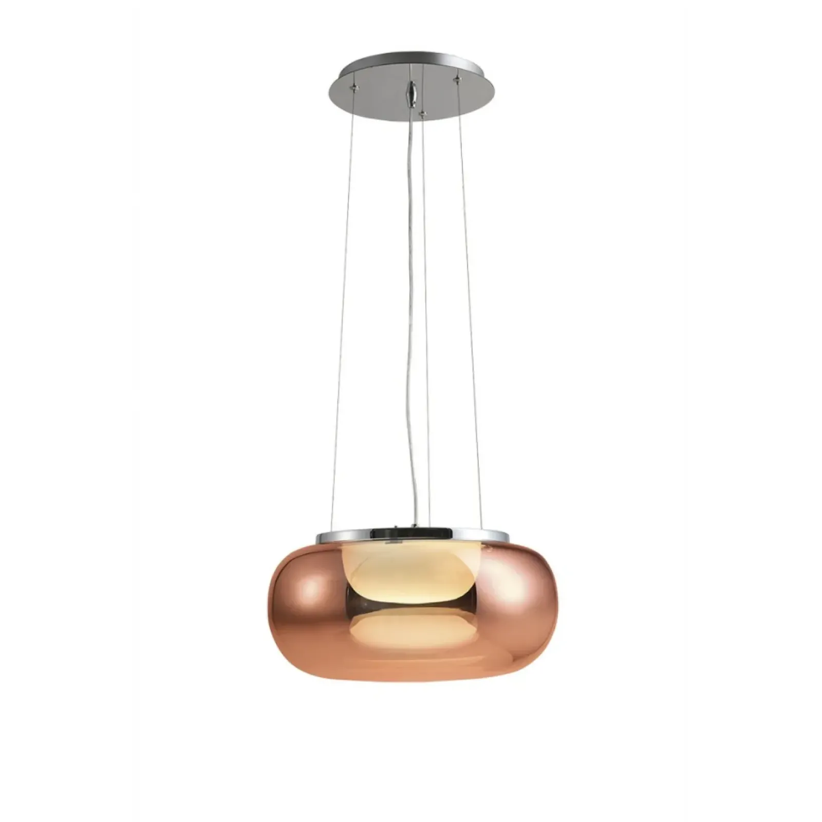 Sklep Kaja Wisząca lampa LED z m kloszem AZ3161 GALACTIC | Kaja miedziany Hot