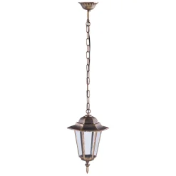 Sklep Kaja Wisząca lampa na łańcuchu K-5009H CZ/ZŁ STANDARD | Kaja Oświetlenie* Lampy Ogrodowe Wiszące