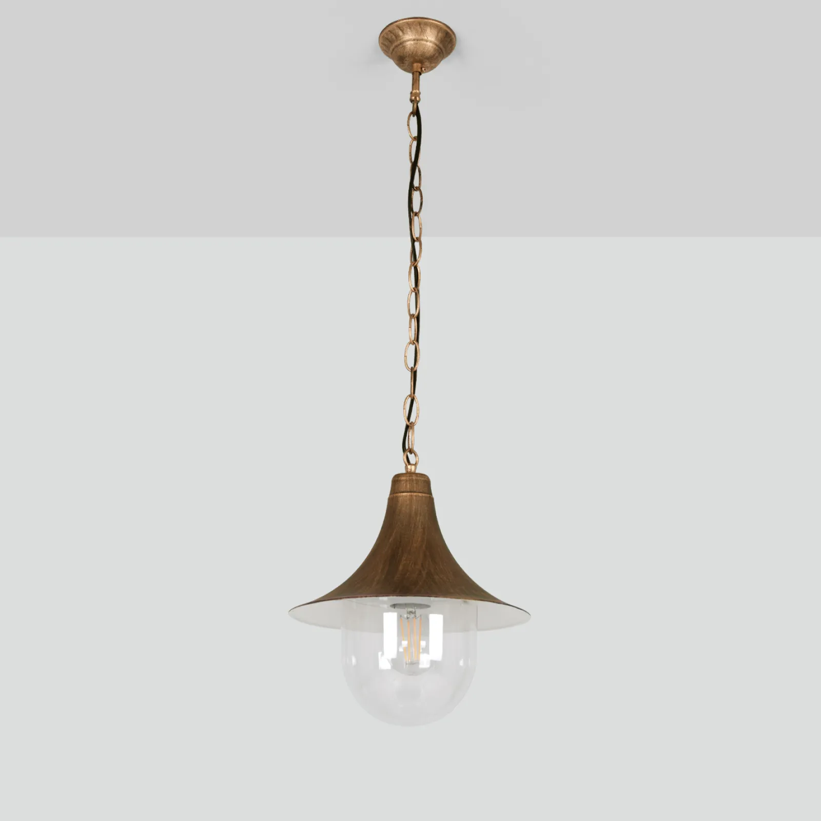 Sklep Kaja Wisząca lampa zewnętrzna, lampion K-8126 CZ/ZŁ BOSTON | Kaja* Lampy Ogrodowe Wiszące
