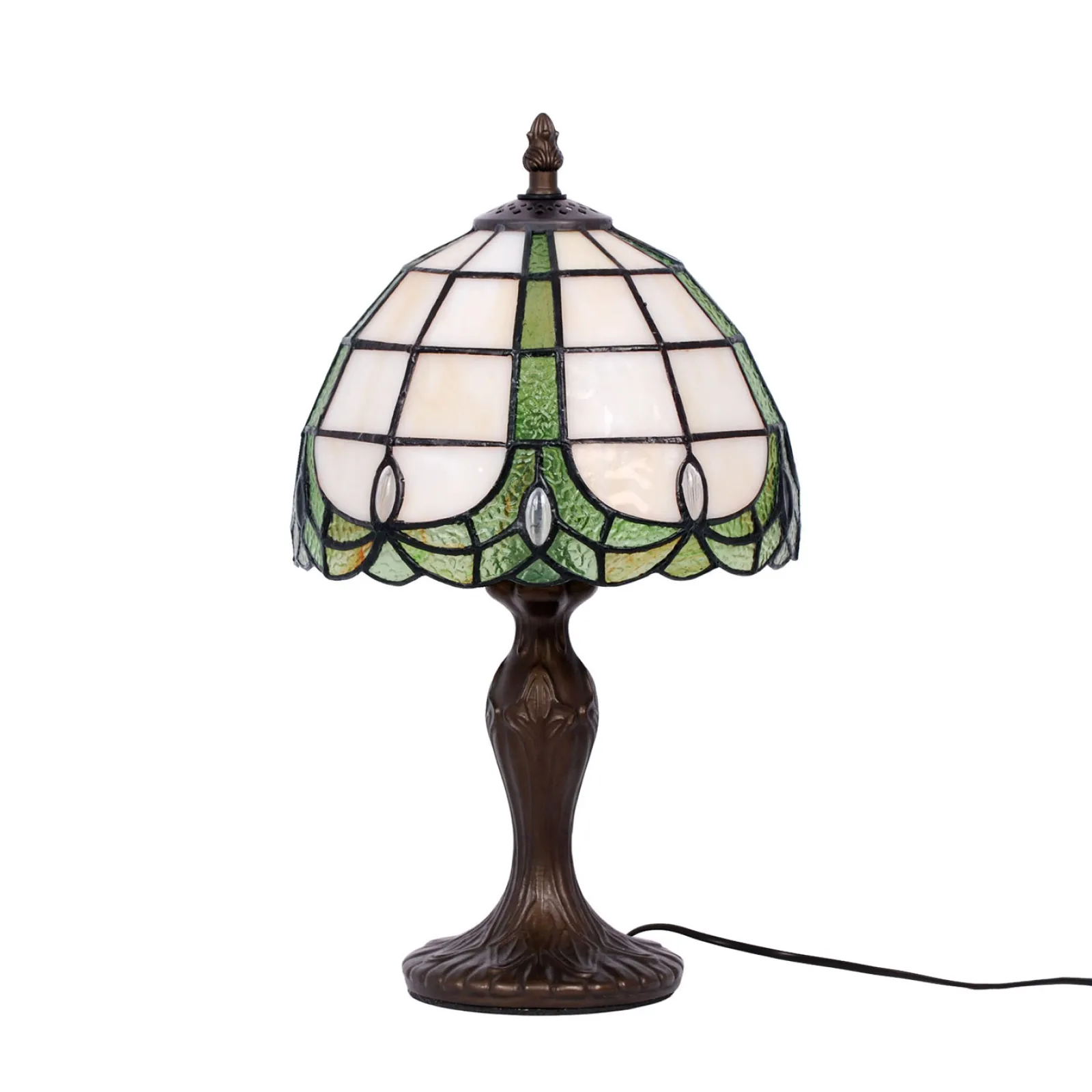 Sklep Kaja Witrażowa, elegancka lampka stołowa K-G082166 PAPI | Kaja Oświetlenie* Lampki Stołowe Retro