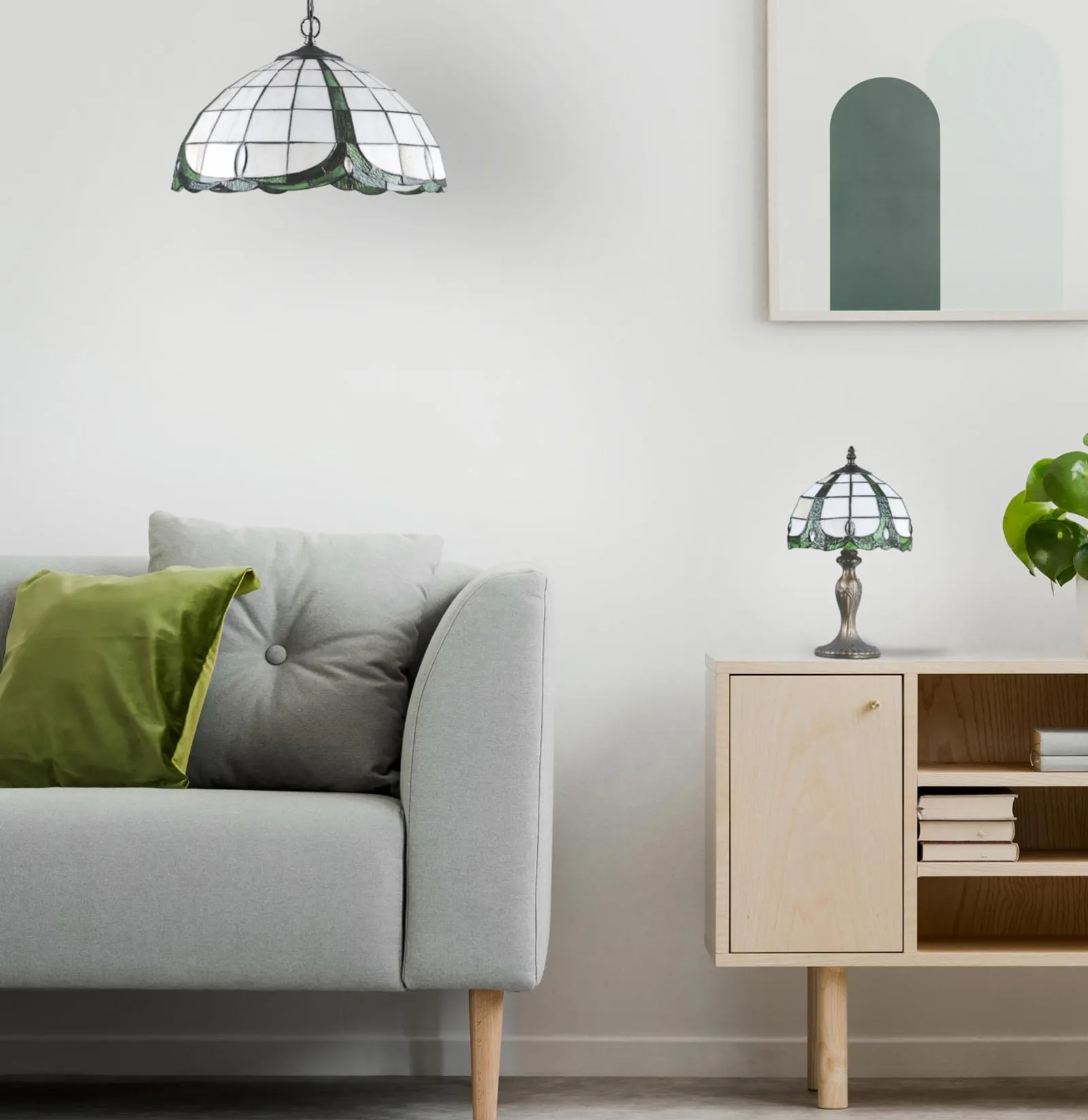 Sklep Kaja Witrażowa, elegancka lampka stołowa K-G082166 PAPI | Kaja Oświetlenie* Lampki Stołowe Retro
