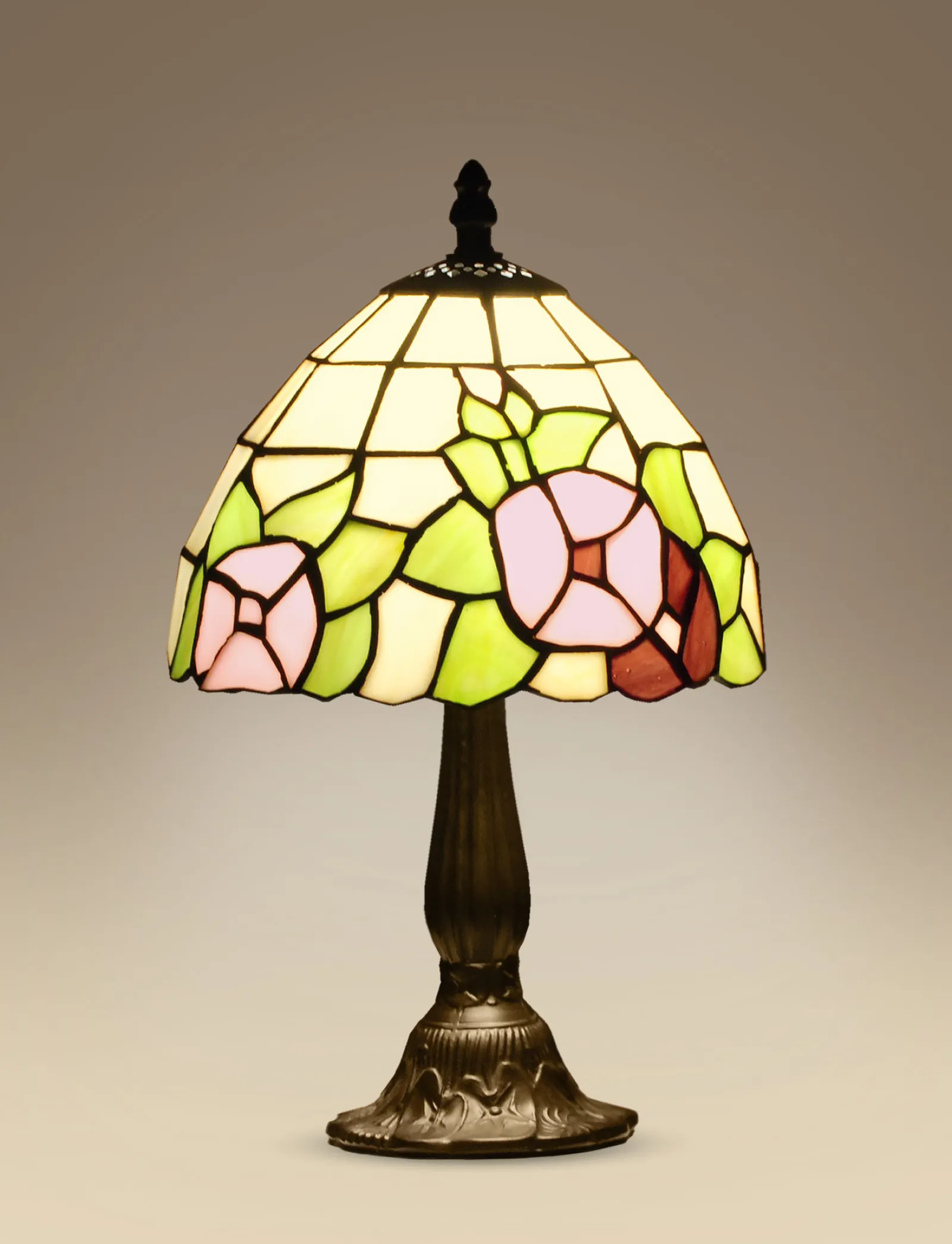 Sklep Kaja Witrażowa, nietuzinkowa lampka stołowa K-G08529 TECO | Kaja* Lampki Stołowe Retro