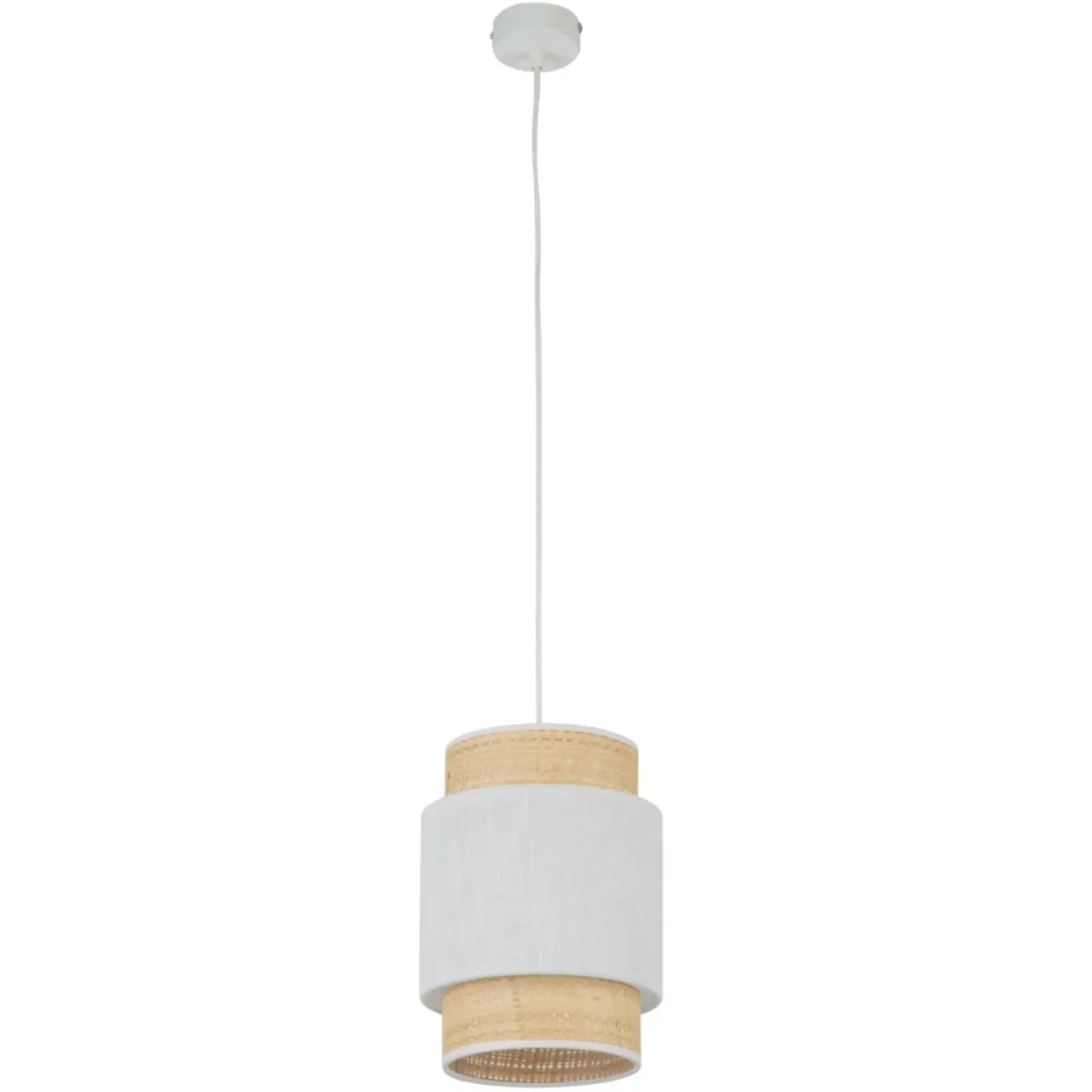 Sklep Kaja Wąska, abażurowa lampa wisząca do jadalni TK 5652 BOHO NEW WHITE Discount