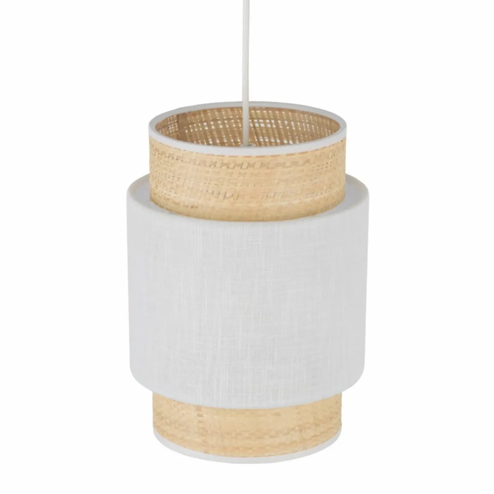 Sklep Kaja Wąska, abażurowa lampa wisząca do jadalni TK 5652 BOHO NEW WHITE Discount