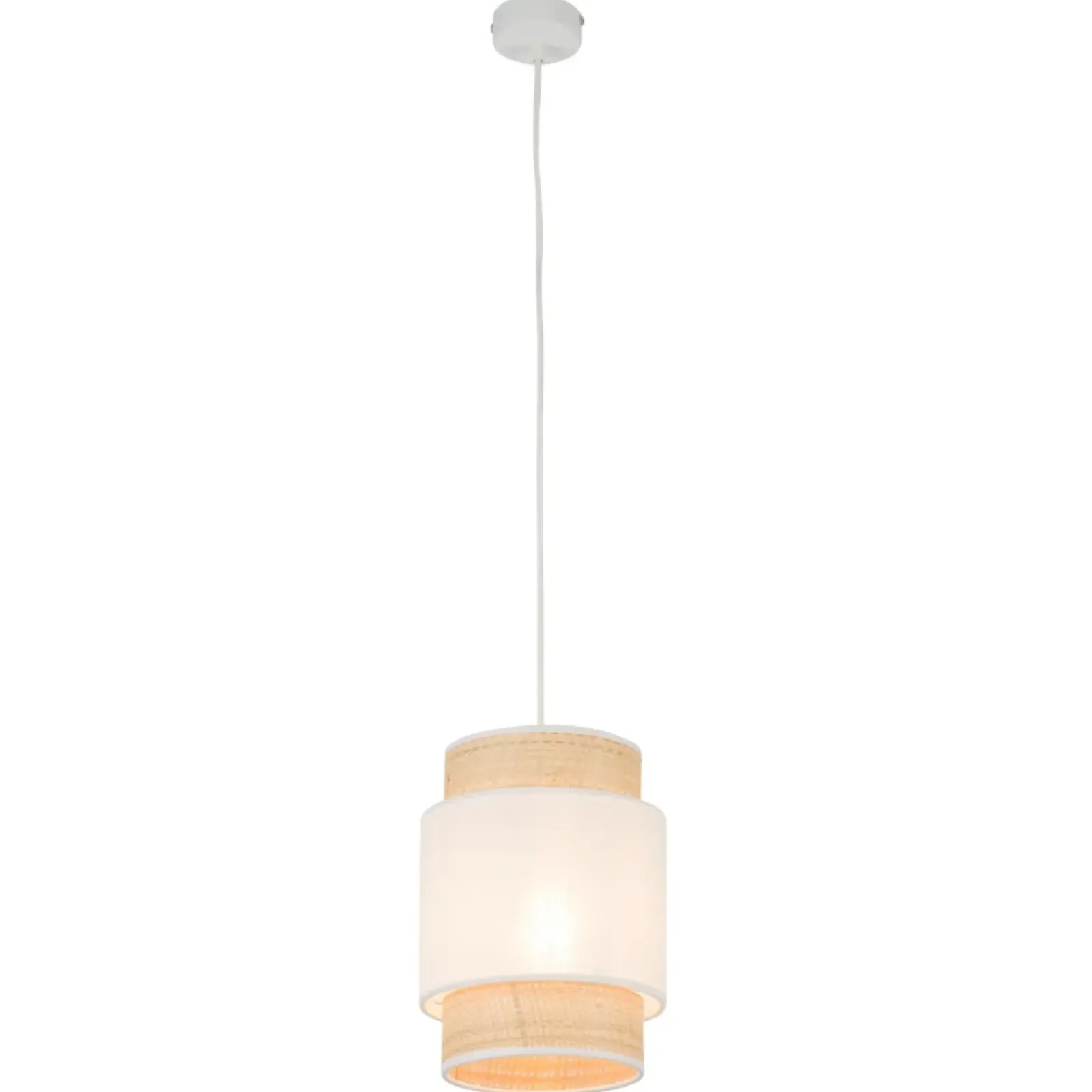 Sklep Kaja Wąska, abażurowa lampa wisząca do jadalni TK 5652 BOHO NEW WHITE Discount