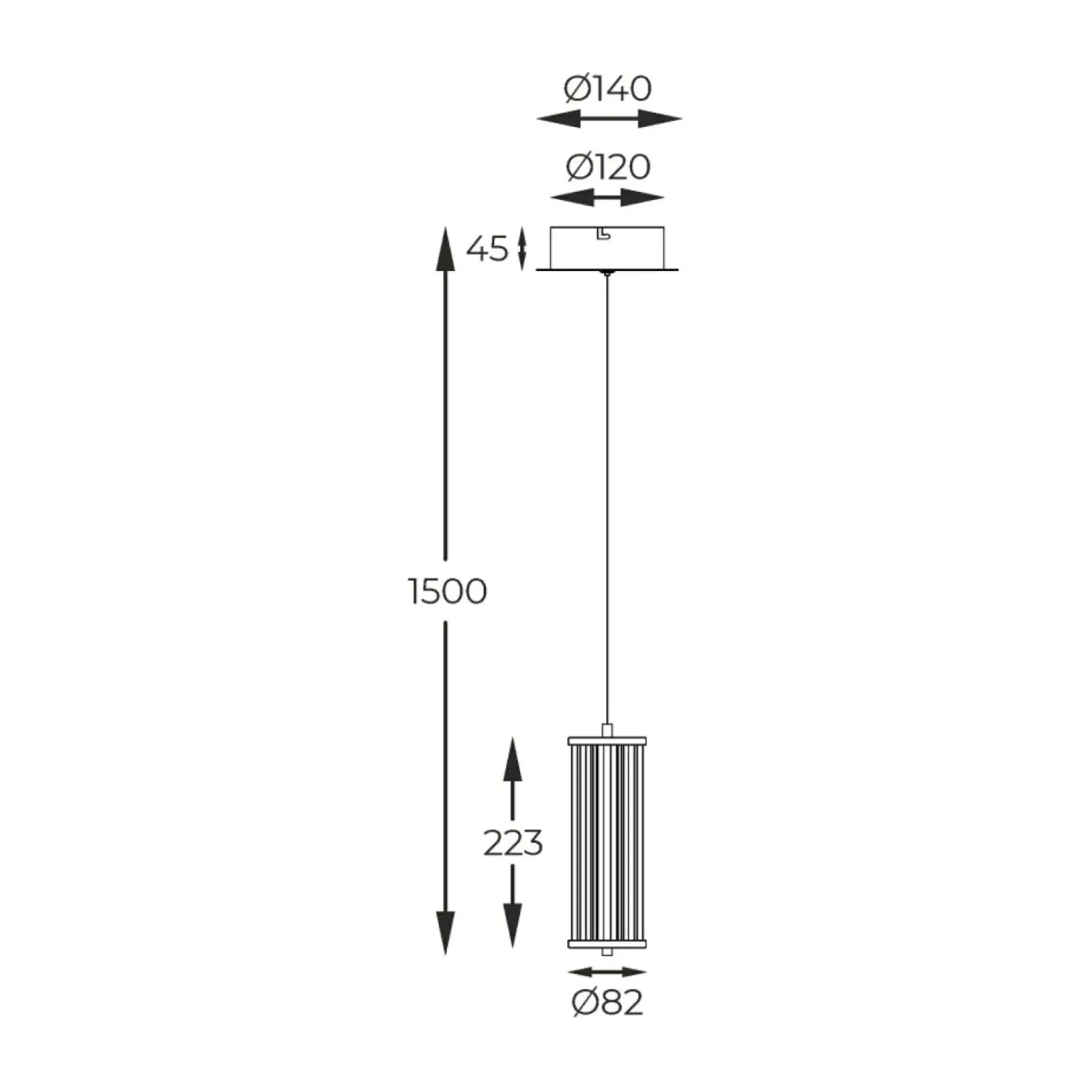 Sklep Kaja Wąska, kryształowa lampa do sypialni MD3147-1A-3GT CALLY | Kaja New
