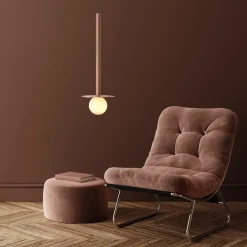 Sklep Kaja Wąska lampa wisząca do łazienki LP-048/1PS GR BOLITA | Kaja Clearance