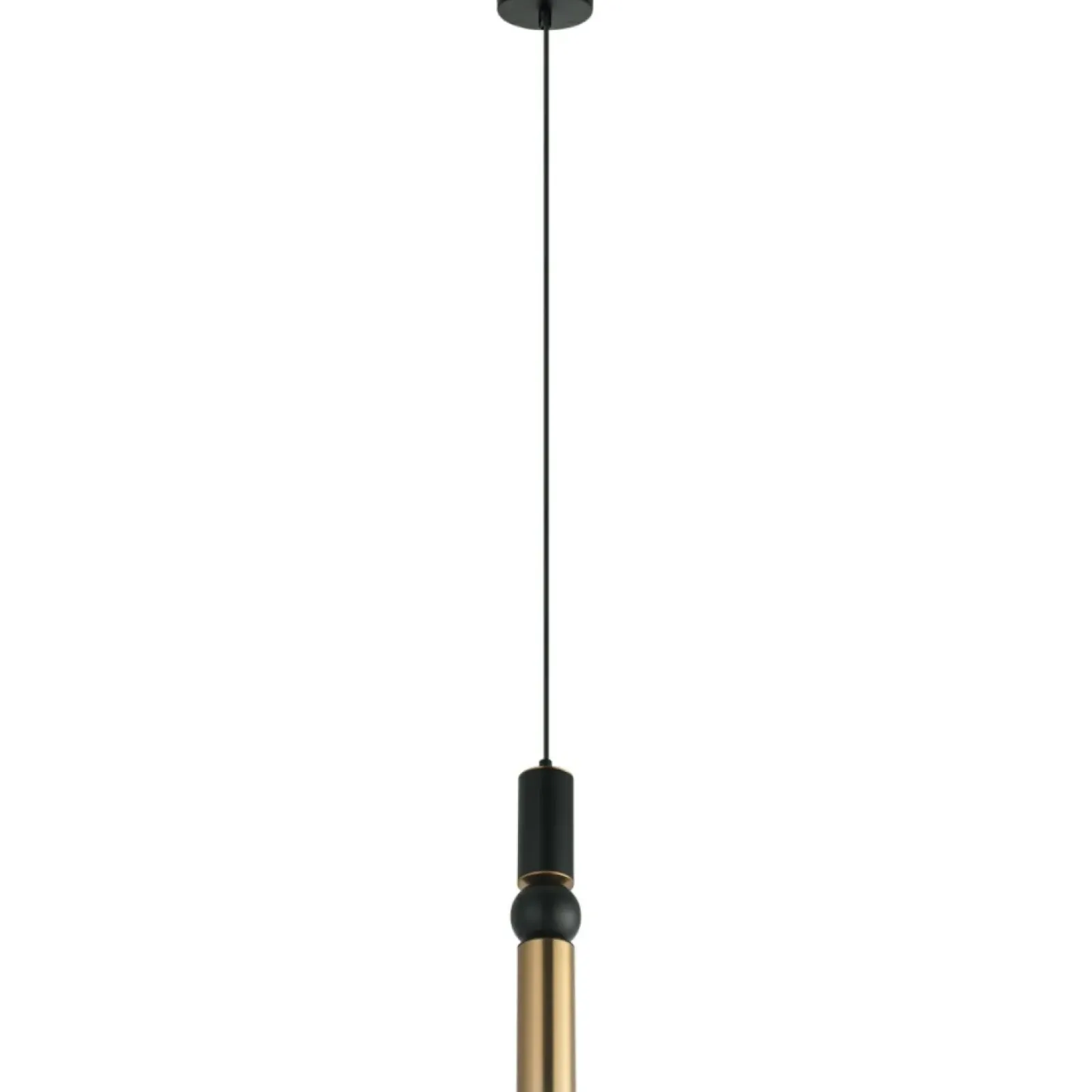 Sklep Kaja Wąska lampa wisząca tuba PND-14290-1-BRO-BK ISIDORA | Kaja Oświetlenie Cheap