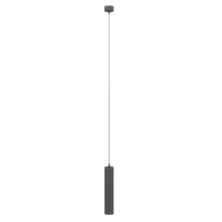 Sklep Kaja Wąska, smukła tuba wisząca na żarówkę GU10 P075PL-01B z serii FOCUS czarny Fashion