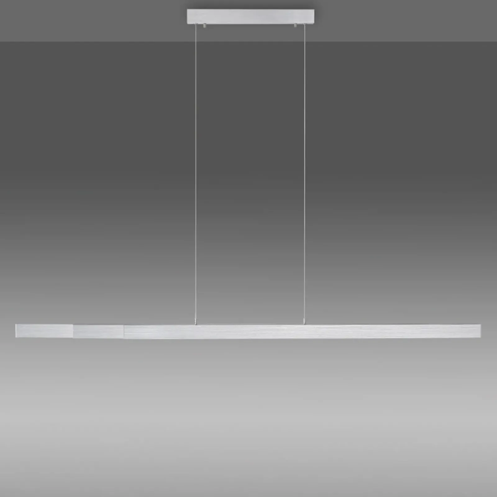 Sklep Kaja Wąska, wisząca lampa sufitowa LED 11660-95 z serii LUZI | Kaja szary Fashion