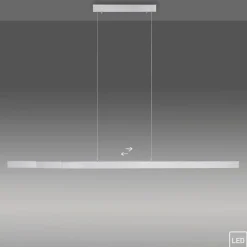 Sklep Kaja Wąska, wisząca lampa sufitowa LED 11660-95 z serii LUZI | Kaja szary Fashion