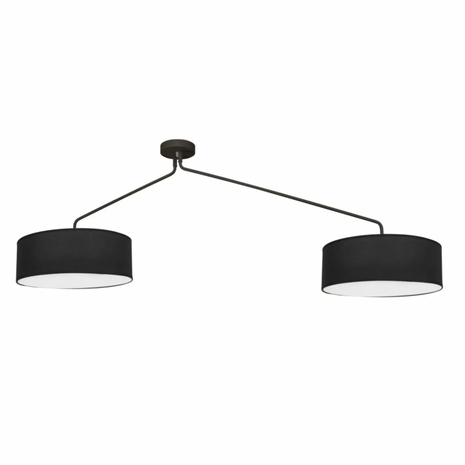 Sklep Kaja Wyjątkowa, czarna lampa sufitowa z abażurami 7950 | Kaja Oświetlenie czarny Flash Sale