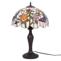 Sklep Kaja Wyjątkowa lampa stołowa, do stylowego salonu K-G16835 z serii ROSE* Tradycyjne Lampki Stołowe|Lampki Stołowe Retro