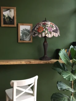 Sklep Kaja Wyjątkowa lampa stołowa, do stylowego salonu K-G16835 z serii ROSE* Tradycyjne Lampki Stołowe|Lampki Stołowe Retro