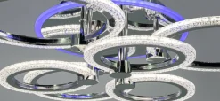 Sklep Kaja Wyjątkowa lampa sufitowa, oświetlenie ledowe DRS2032/6 z serii RING chrom Best