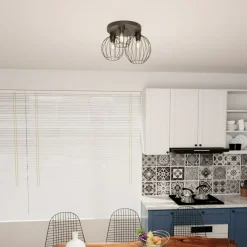 Sklep Kaja Wyjątkowa lampa sufitowa w m kolorze 1371/3PREM z serii NEST czarny Best Sale