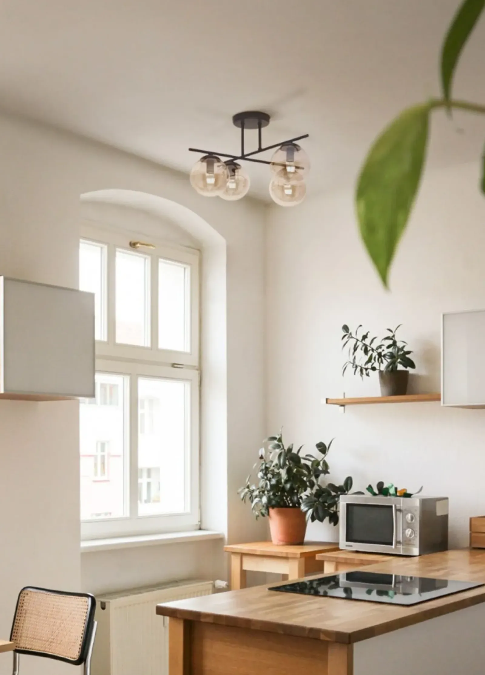 Sklep Kaja Wyjątkowa lampa sufitowa z czterema kloszami K-5161 z serii DELTA Sale