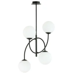 Sklep Kaja Wyjątkowa lampa wisząca w czarno-białym kolorze 1288/4B z serii ARCHI Discount