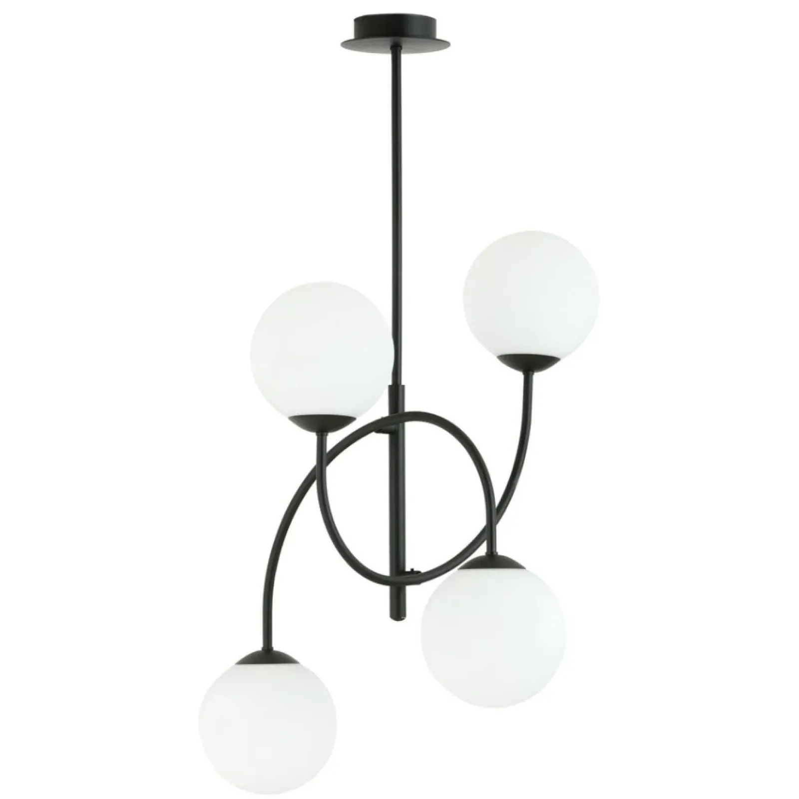 Sklep Kaja Wyjątkowa lampa wisząca w czarno-białym kolorze 1288/4B z serii ARCHI Discount