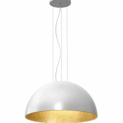 Sklep Kaja Wyjątkowa lampa wisząca w kolorze bieli i złota LX 1682 z serii COMPO Hot