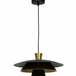 Sklep Kaja Wyjątkowa lampa wisząca w kolorze czerni i złota LX 3135 z serii PLATO Best