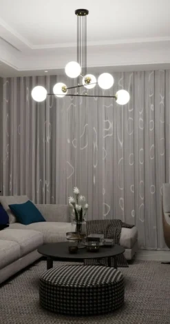 Sklep Kaja Wyjątkowa lampa wisząca z kulistymi kloszami 966/6 | Kaja Oświetlenie Discount