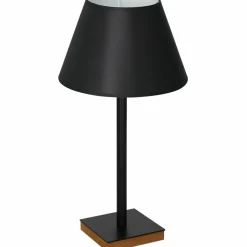 Sklep Kaja Wysoka, czarna lampka stołowa, z abażurem LX 3759 z serii TABLE LAMPS* Lampki Stołowe Z Abażurem|Tradycyjne Lampki Stołowe