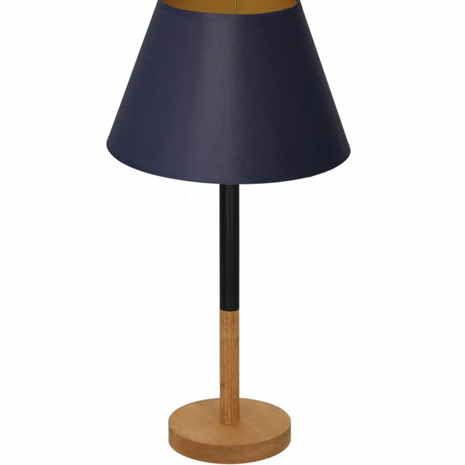Sklep Kaja Wysoka, granatowo-złota lampka stołowa LX 3758 z serii TABLE LAMPS* Lampki Stołowe Z Abażurem|Tradycyjne Lampki Stołowe