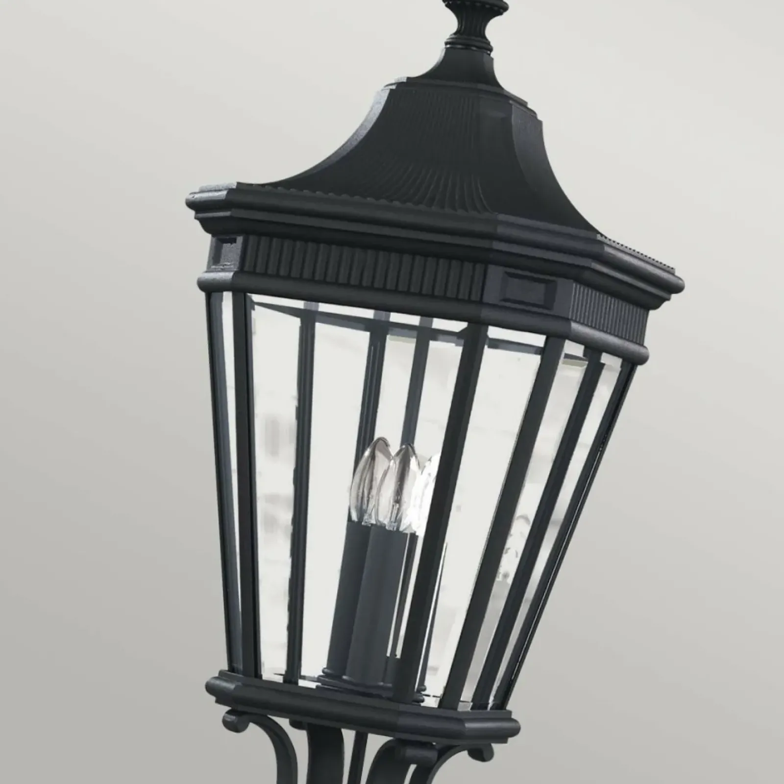 Sklep Kaja Wysoka lampa ogrodowa, czarna FE-COTSLN5-L-BK z serii COTSWOLD LANE* Latarnie Ogrodowe|Lampy Ogrodowe Stojące
