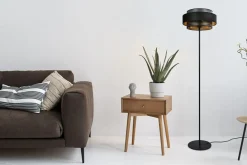 Sklep Kaja Wysoka lampa podłogowa do salonu, z abażurem K-5285 z serii AMOS* Lampy Podłogowe Z Abażurem|Tradycyjne Lampy Podłogowe
