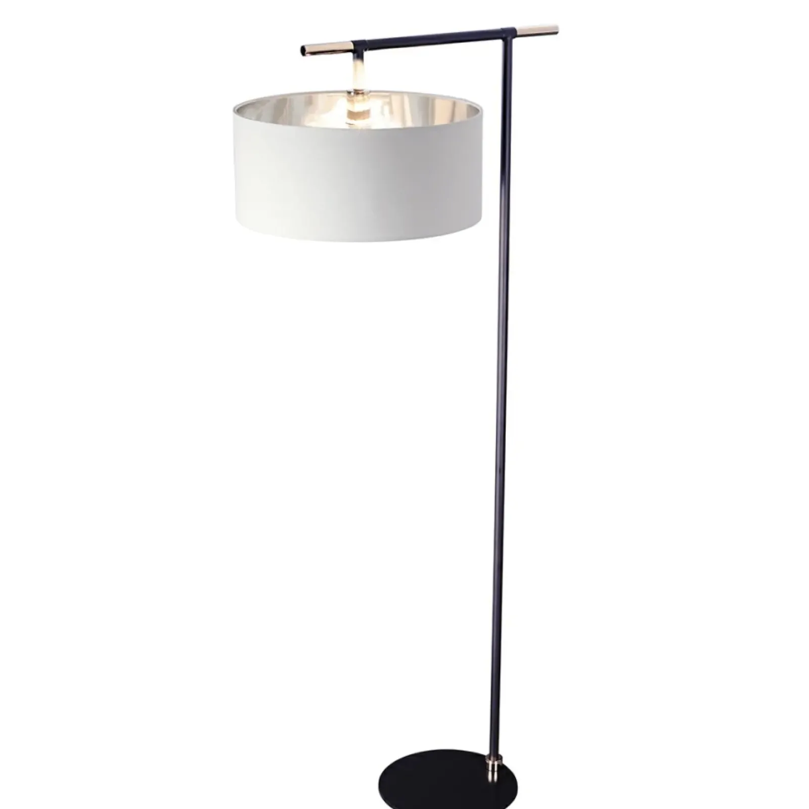 Sklep Kaja Wysoka lampa podłogowa z abażurem BALANCE-FL-BKPN z serii BALANCE* Lampy Podłogowe Z Abażurem|Tradycyjne Lampy Podłogowe