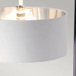 Sklep Kaja Wysoka lampa podłogowa z abażurem BALANCE-FL-BKPN z serii BALANCE* Lampy Podłogowe Z Abażurem|Tradycyjne Lampy Podłogowe