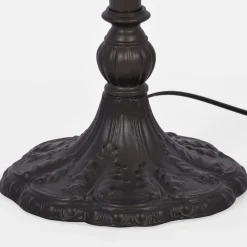 Sklep Kaja Wysoka lampa podłogowa z okazałym kloszem K-F16814 z serii SUNFLOWER* Tradycyjne Lampy Podłogowe|Lampy Podłogowe