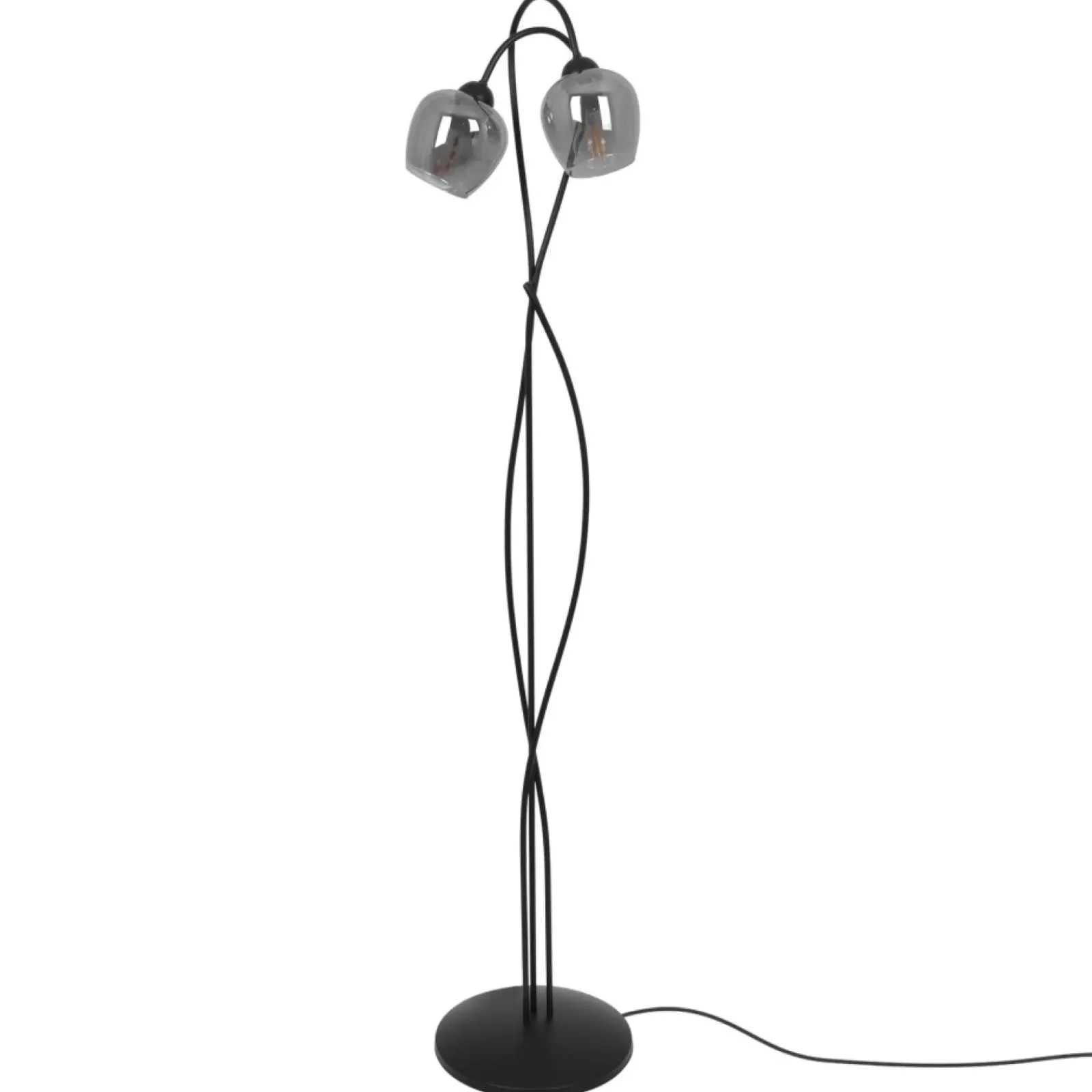 Sklep Kaja Wysoka lampa stojąca w kolorze grafitowym K-5198 z serii SARA | Kaja* Tradycyjne Lampy Podłogowe|Lampy Podłogowe