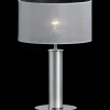 Sklep Kaja Wysoka, metaliczna lampa stołowa do salonu 67548 NODO | Kaja* Lampki Stołowe Z Abażurem|Tradycyjne Lampki Stołowe