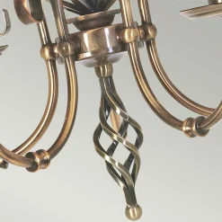Sklep Kaja Wyszukana lampa wisząca, pałacowa ART5-AGD-BRASS z serii ARTISAN* Randole Tradycyjne