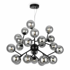 Sklep Kaja Wytworna lampa wisząca, do salonu MOD545PL-24B z serii DALLAS | Kaja czarny Online