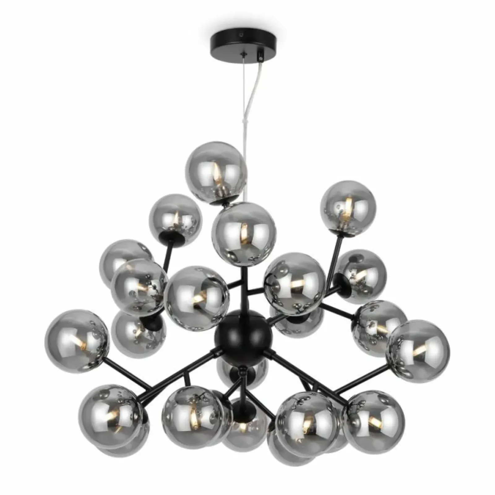 Sklep Kaja Wytworna lampa wisząca, do salonu MOD545PL-24B z serii DALLAS | Kaja czarny Online