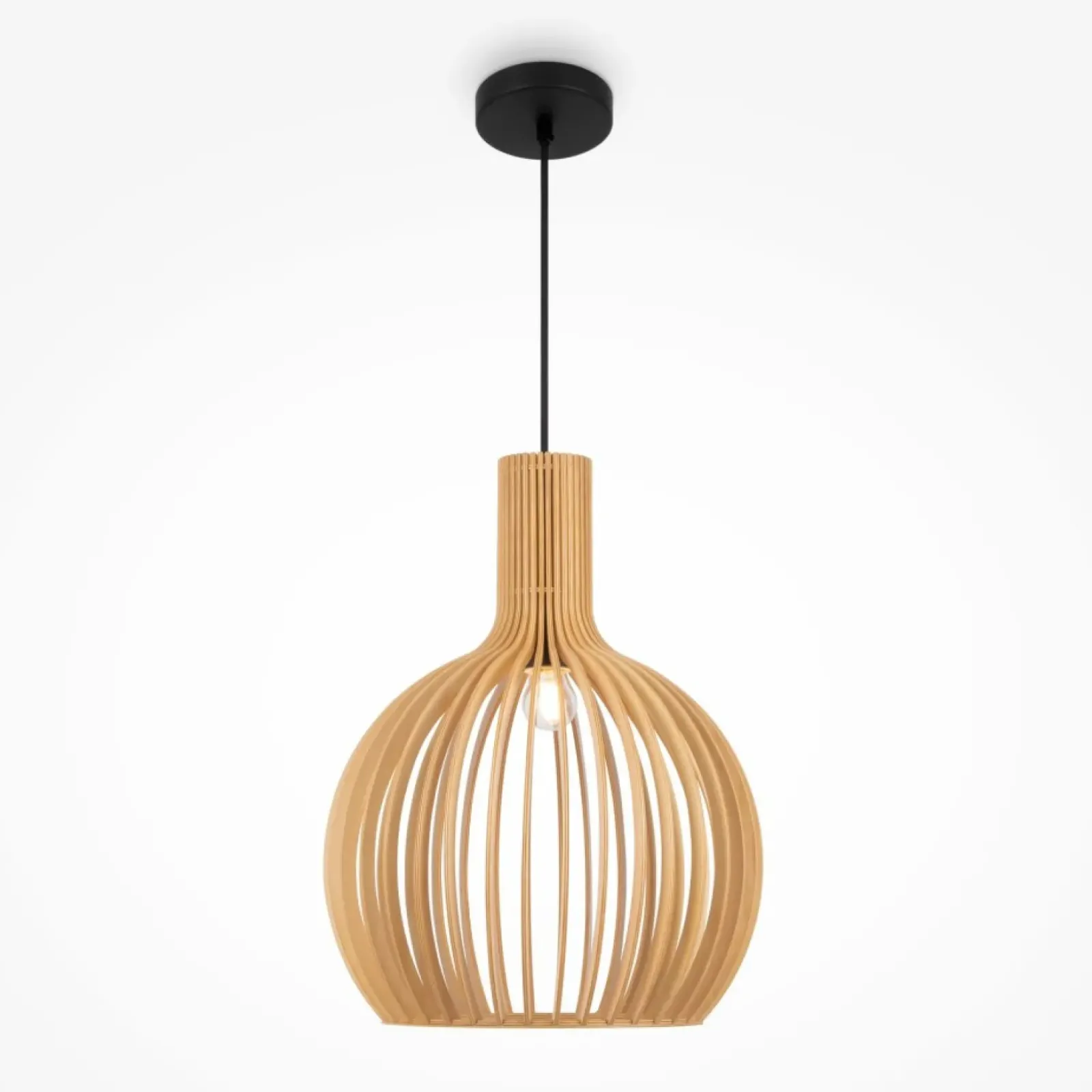 Sklep Kaja Wytworna lampa wisząca, na jedną żarówkę MOD194PL-01W z serii ROOTS Fashion