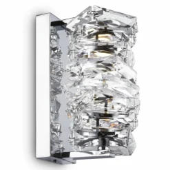 Sklep Kaja Wytworny kinkiet ścienny, kryształowy MOD124WL-L6CH3K z serii COIL* Lampy Led