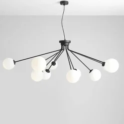 Sklep Kaja Żyrandol czarny duży rozłożysty do salonu 1082M1 HOLM | Kaja Zadzwońporabattel.783200183(8-16)/mailsklep@kaja.com.pl Clearance