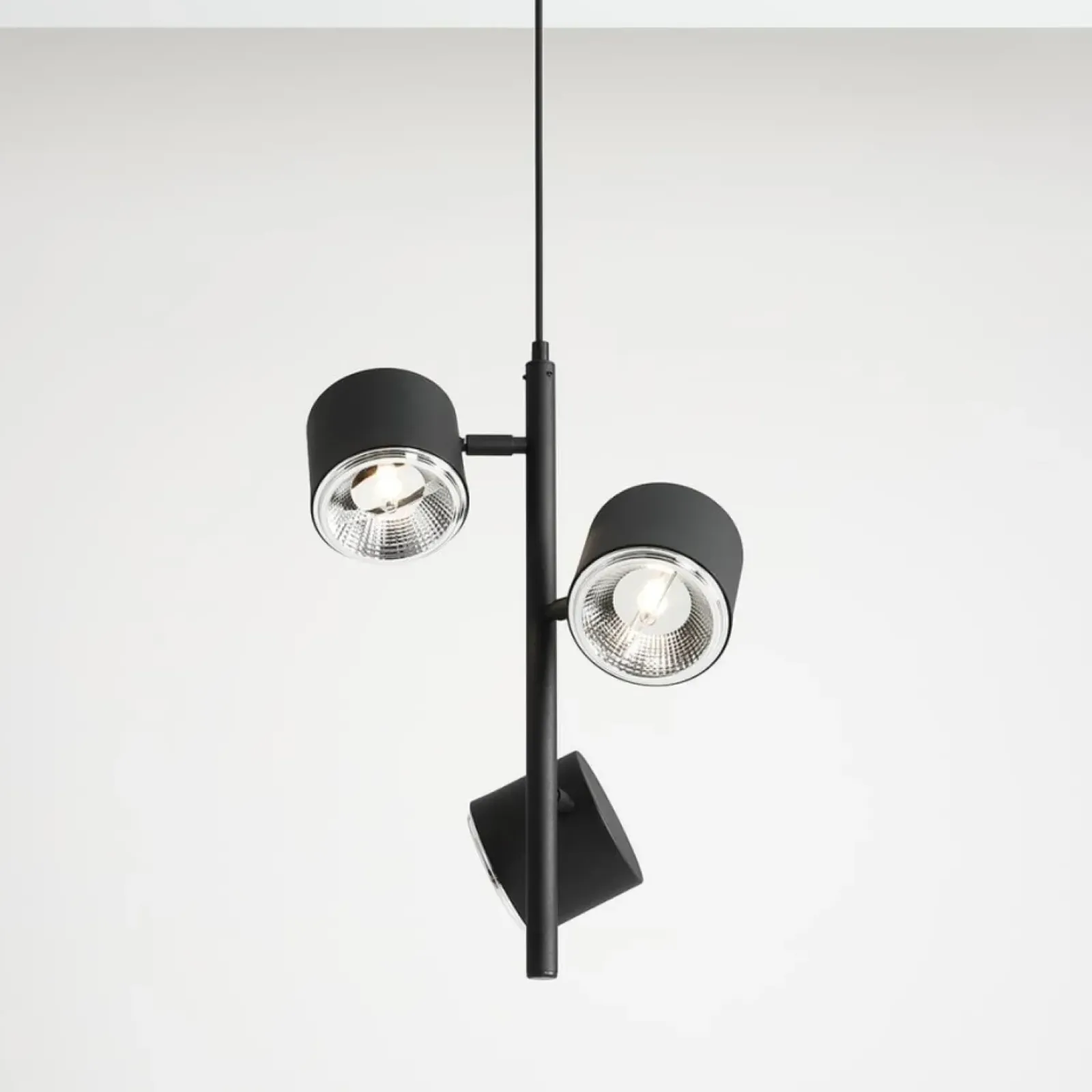 Sklep Kaja Żyrandol czarny z ruchomymi reflektorami 1047E BOT | Kaja Oświetlenie Zadzwońporabattel.783200183(8-16)/mailsklep@kaja.com.pl Discount