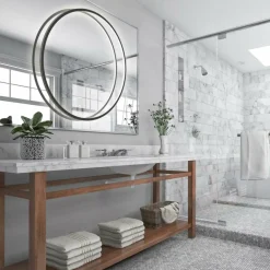 Sklep Kaja Żyrandol do łazienki LED 3000K LP-999/1P S BK MIRROR | Kaja Clearance