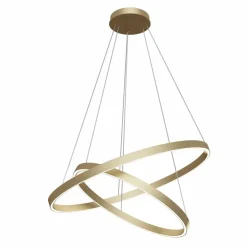 Sklep Kaja Żyrandol dwa koła LED na zwisach MOD058PL-L74BS4K RIM | Kaja Best Sale