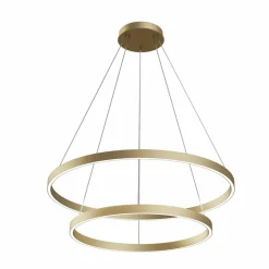 Sklep Kaja Żyrandol dwa koła LED na zwisach MOD058PL-L74BS4K RIM | Kaja Best Sale