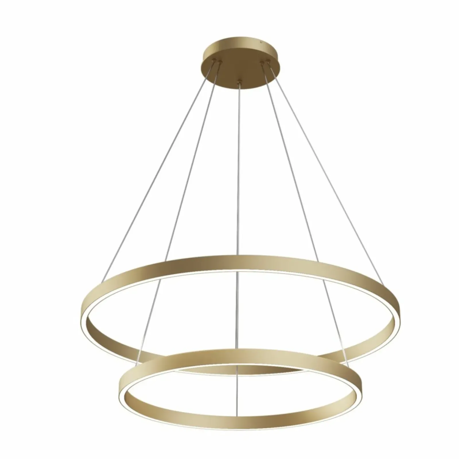Sklep Kaja Żyrandol dwa koła LED na zwisach MOD058PL-L74BS4K RIM | Kaja Best Sale