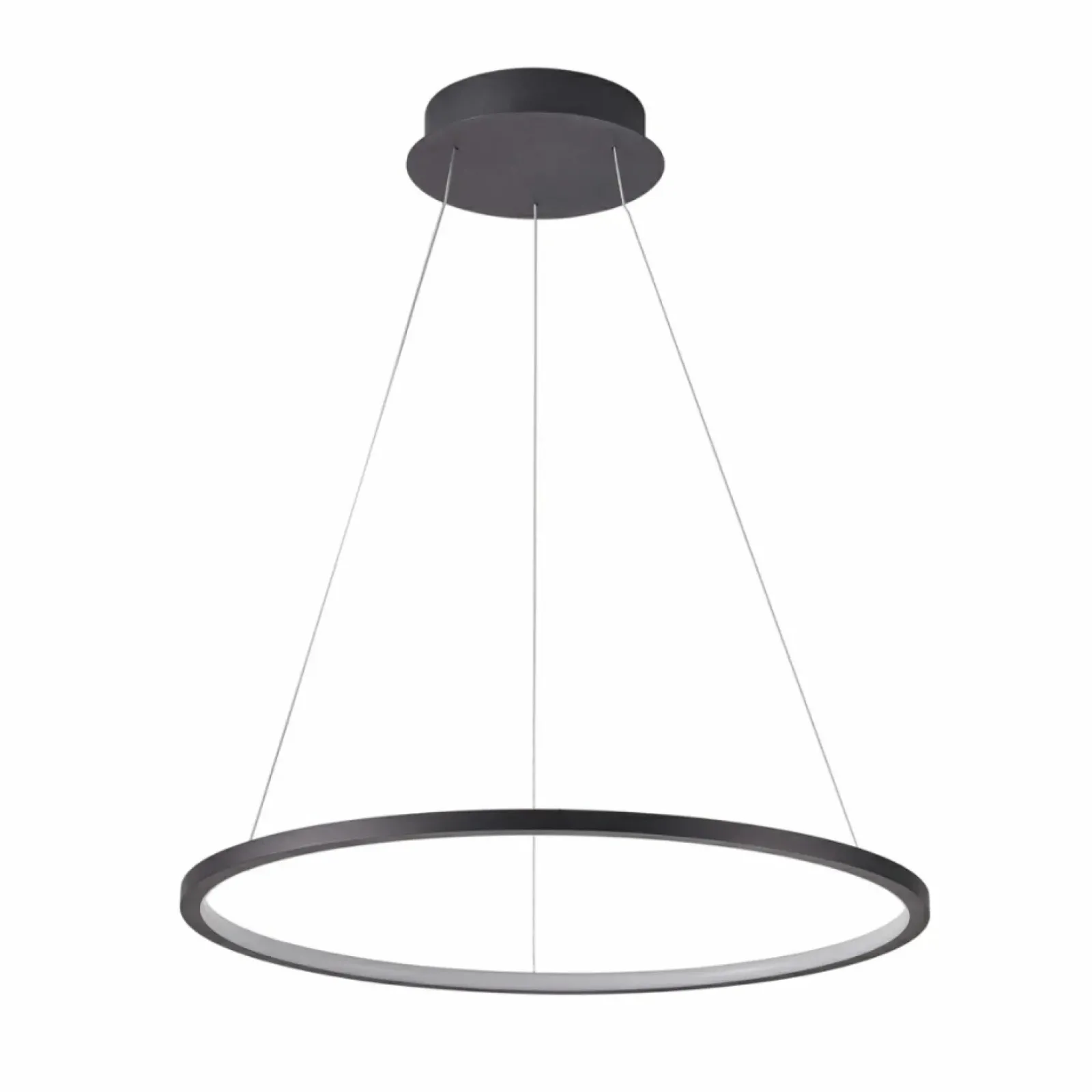 Sklep Kaja Żyrandol LED koło ⌀80 PND-56135B-080RPC-BK-3KS4K-TRDIMM VINOLA | Kaja Discount