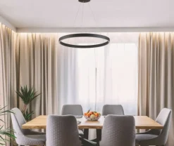 Sklep Kaja Żyrandol LED SMART duże koło ⌀100cm z pilotem AZ5050 MARCO | Kaja Shop